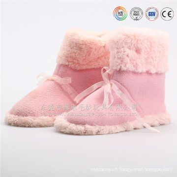 bottes de pantoufle intérieure en peluche